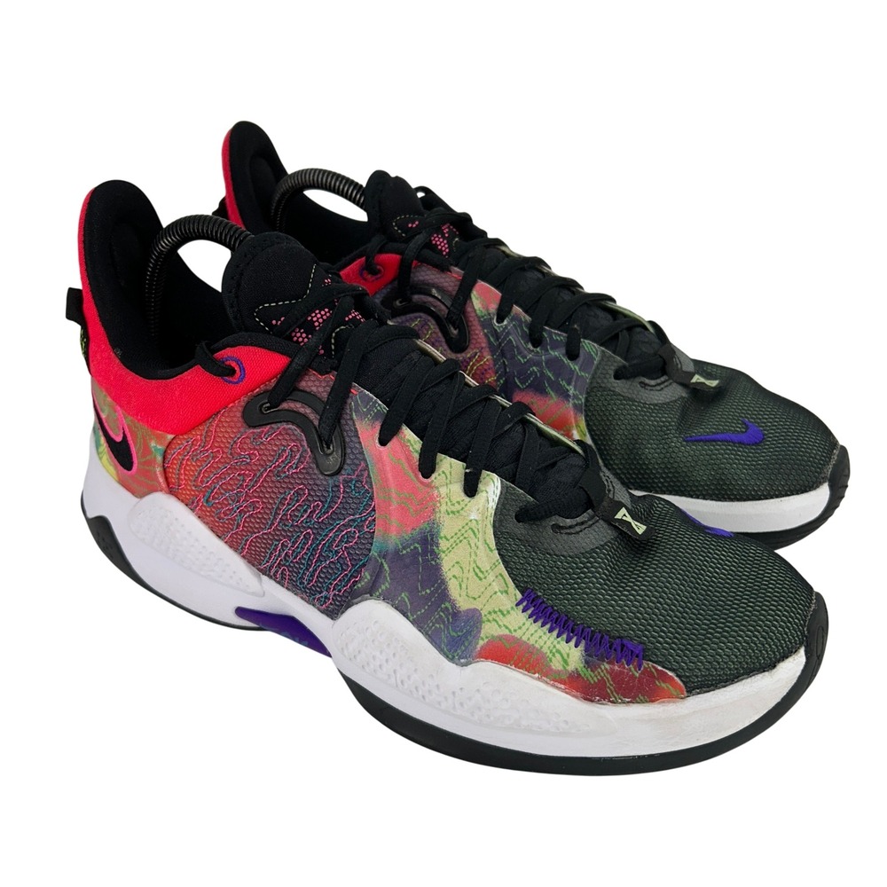 Nike Shoes Mens Size 9.5 PG 5 PlayStation Black Multicolor Basketball CW3143-600